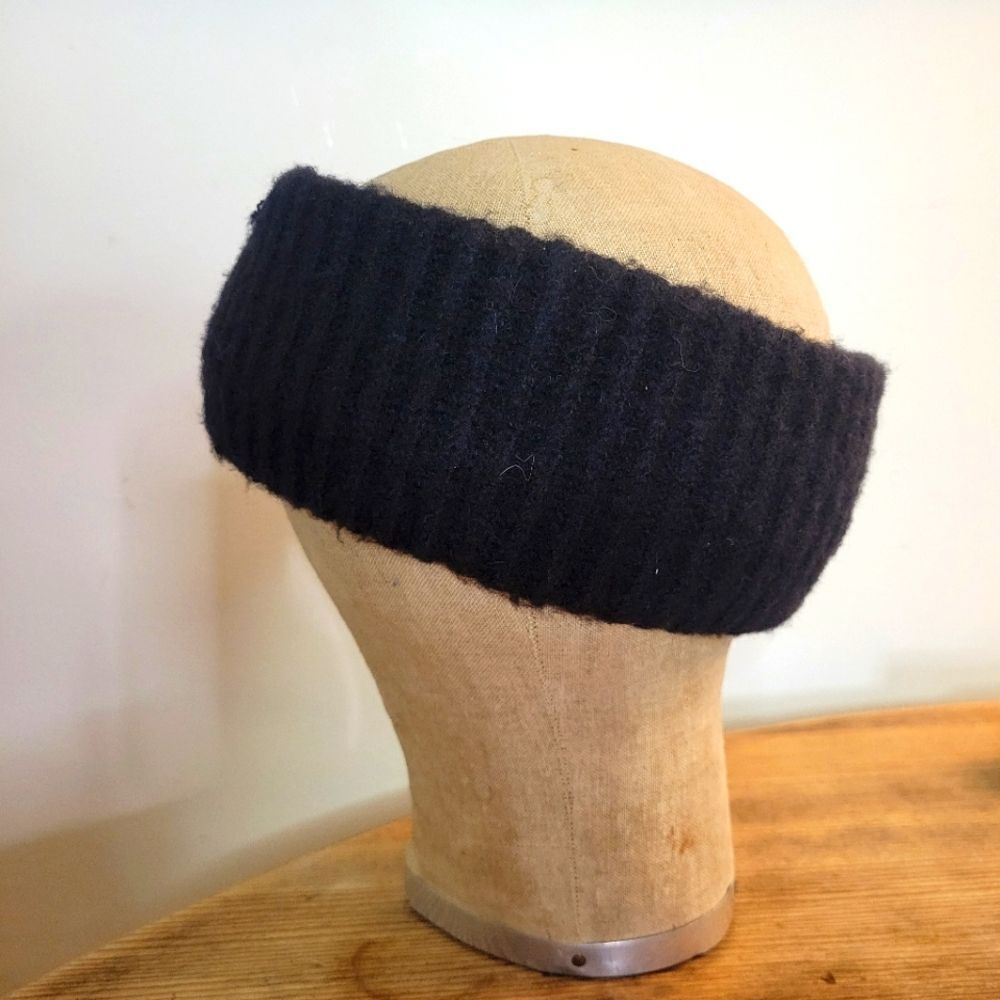 H&M Black Knit Headband